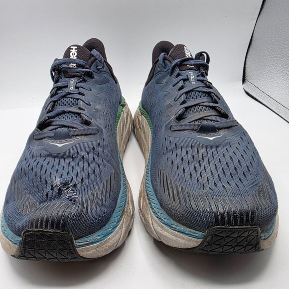 Hoka One One Mens Size 12 2E Blue Athletic Shoes Running Walking Comfort Casual - Picture 13 of 14